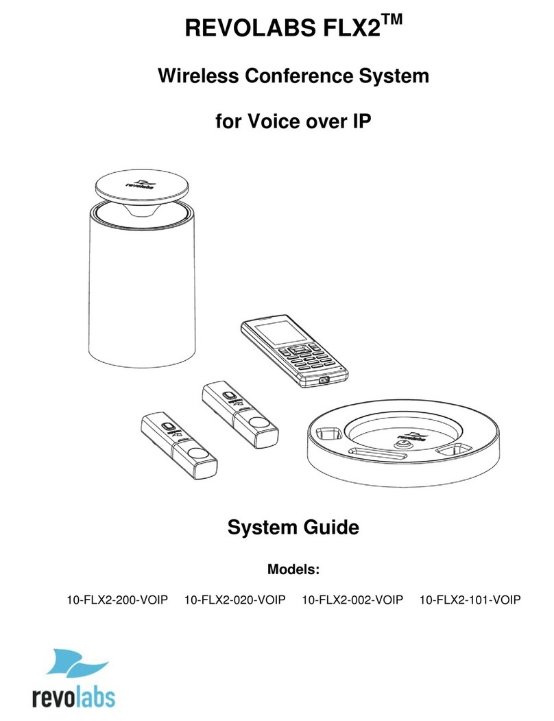 Revolabs FLX2 10-FLX2-200-VOIP Parts list manual