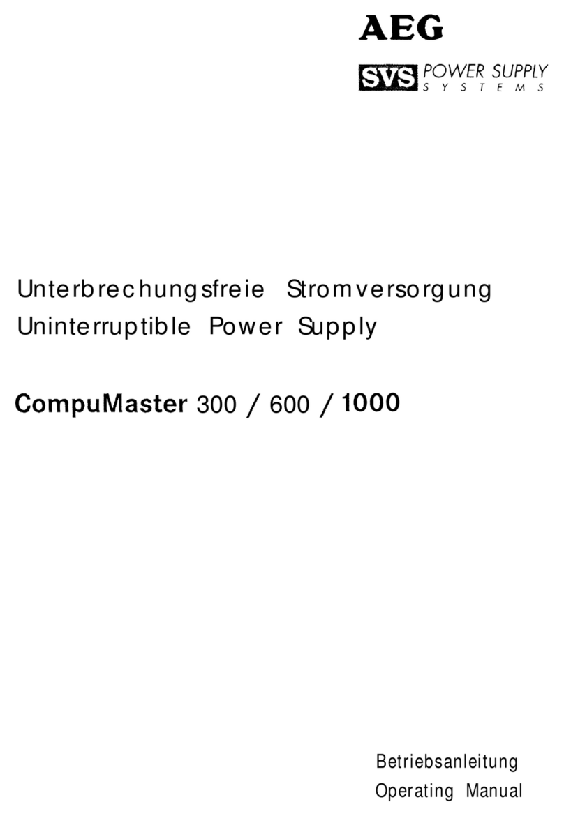 AEG CompuMaster 300 User manual AEG CompuMaster 300 User manual