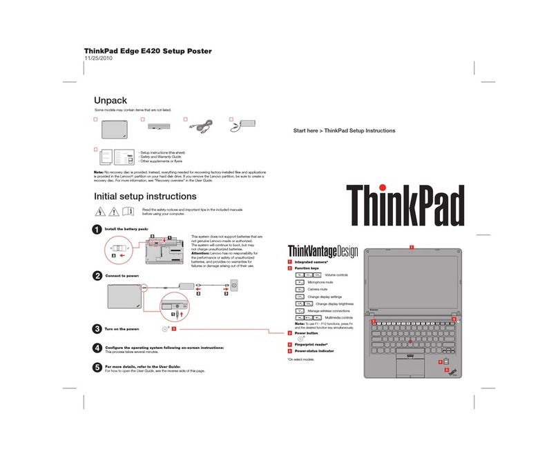 ThinkPad Edge E420 How to use