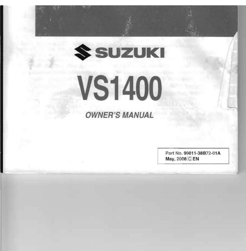 Suzuki Intruder VS1400 owner's manual