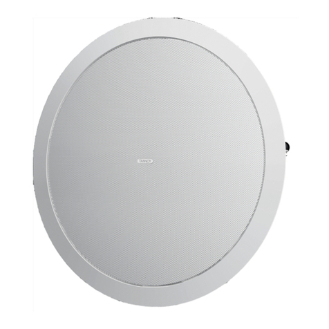 Tannoy CMS801 DC BM installation manual