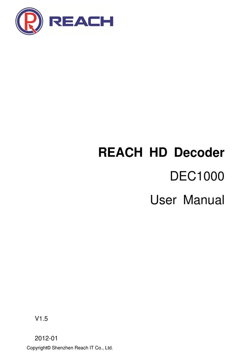 Reach DEC1000 user manual