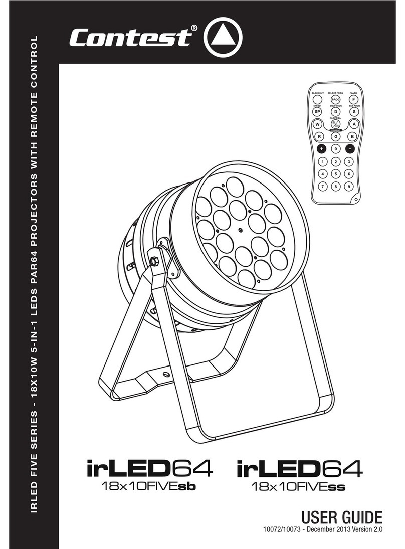 Contest irLED64 18x10FIVEsb User manual
