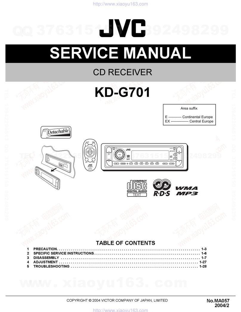 JVC KD-G701 User manual