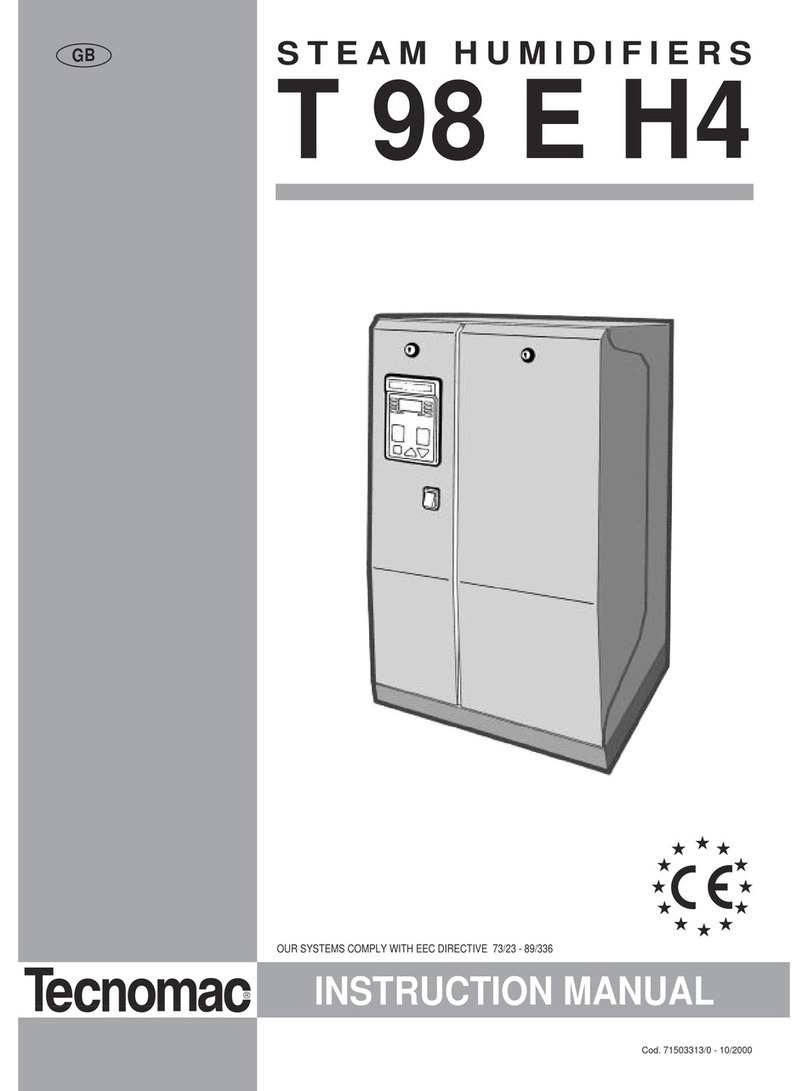 Tecnomac T 98 E H4 instruction manual
