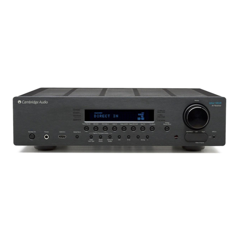 Cambridge Audio azur 551R V2 User manual