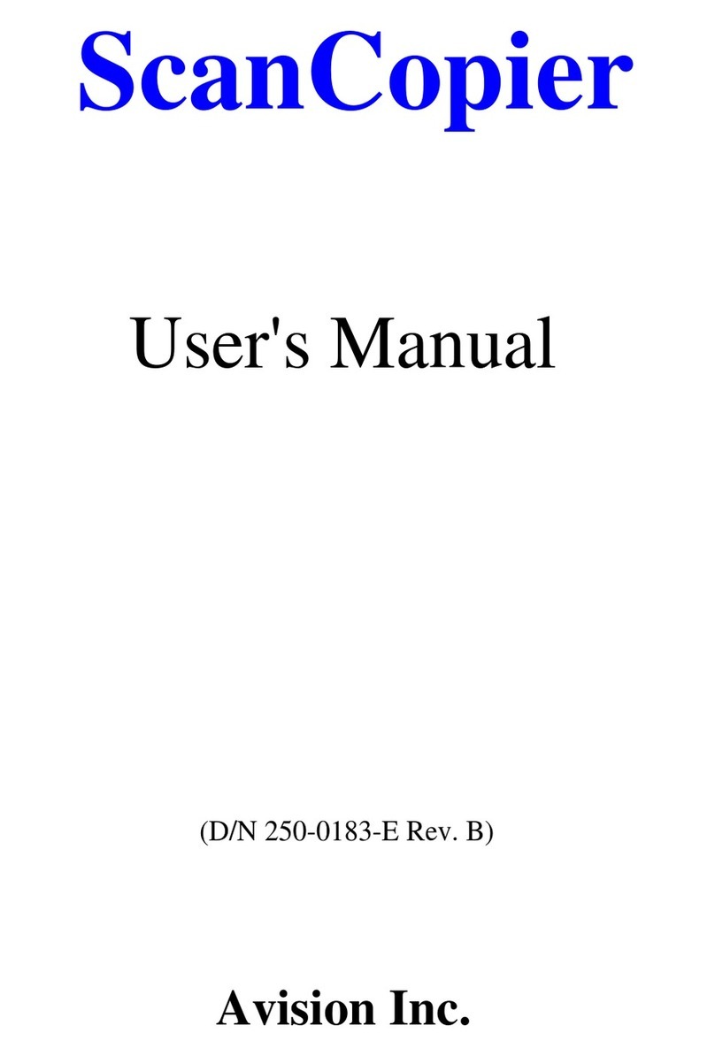 Avision ScanCopier DS300 User manual