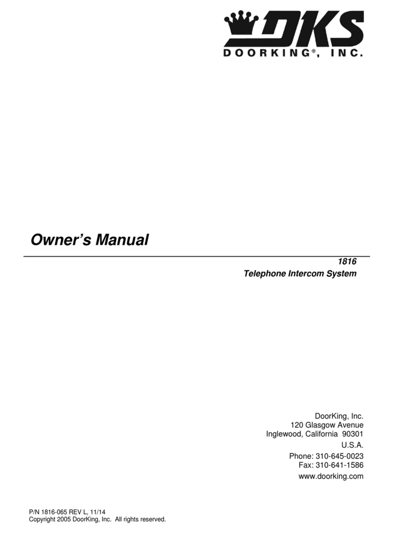 DKS 1816 User manual
