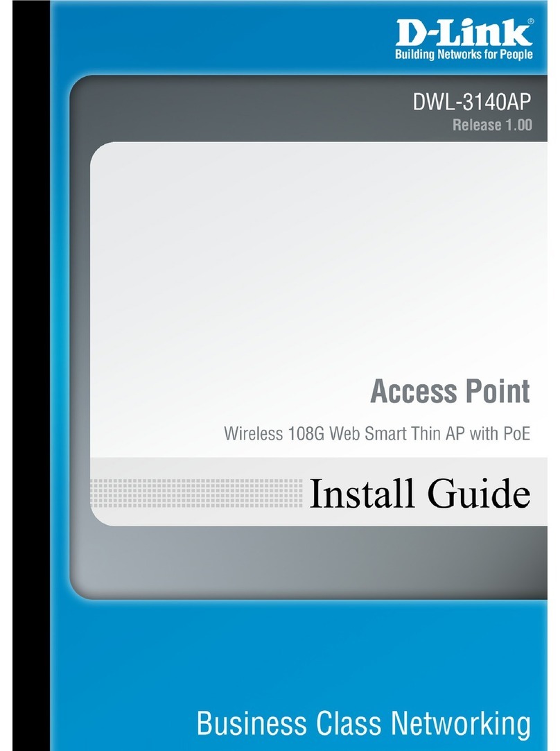 D-Link DWL-3140AP - Web Smart PoE Thin Access Point User manual