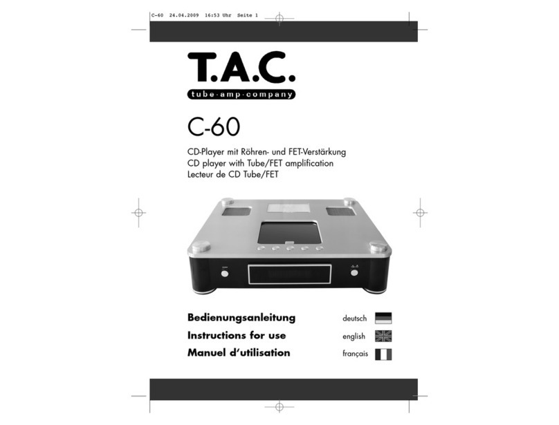 t.a.c. C-60 Instructions for use
