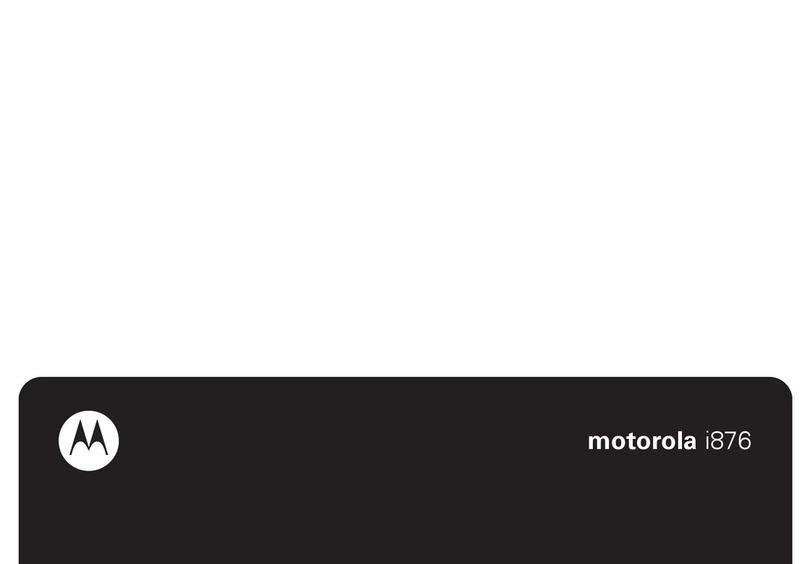 Motorola i876 User manual