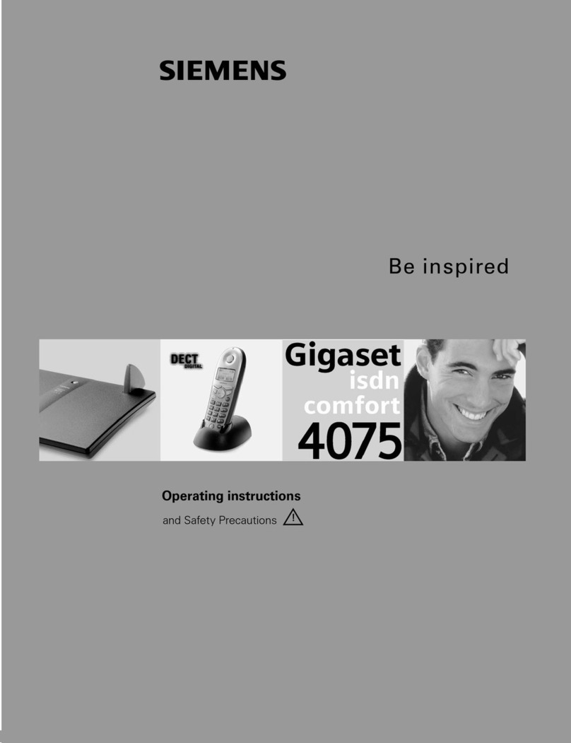 Siemens 4075 User manual