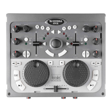 Hercules DJ Console MK2 DJ-1800 User manual