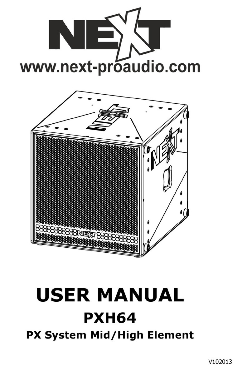 Next PXH64 User manual