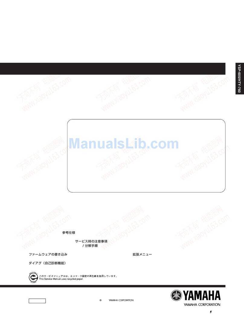 Yamaha HTY-760 User manual