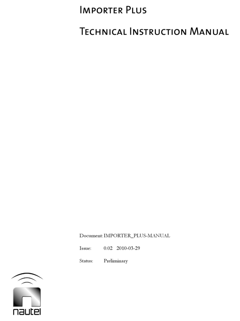 Nautel Importer Plus Technical instruction manual