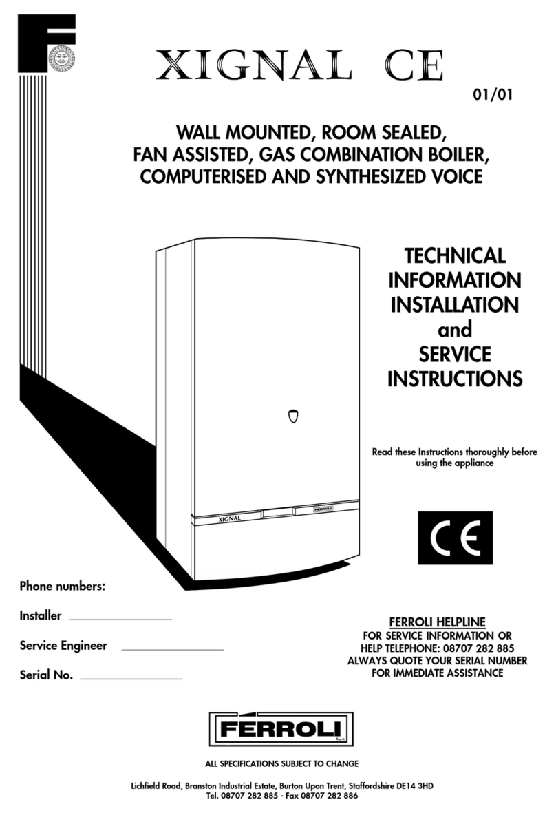 Ferroli XIGNAL CE Manual