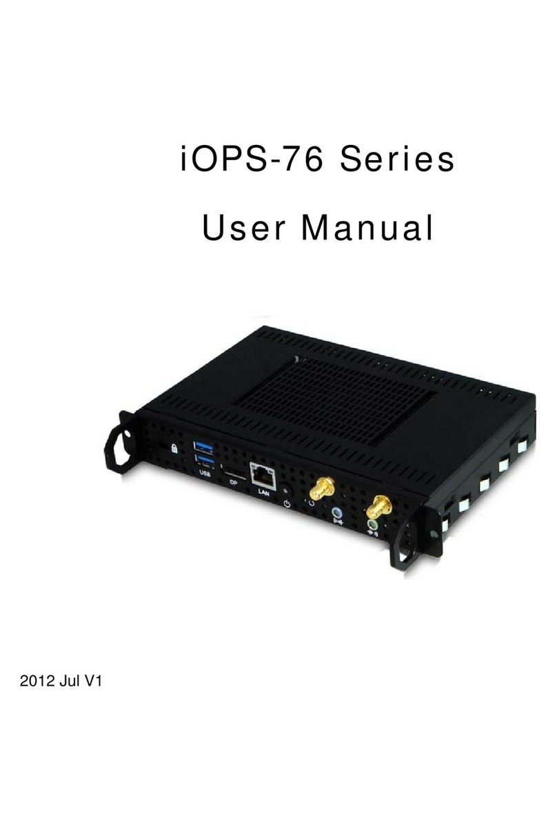 IBASE Technology iOPS-76 Series User manual