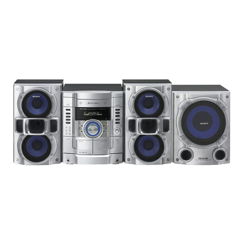 Sony HCD-GX470 User manual