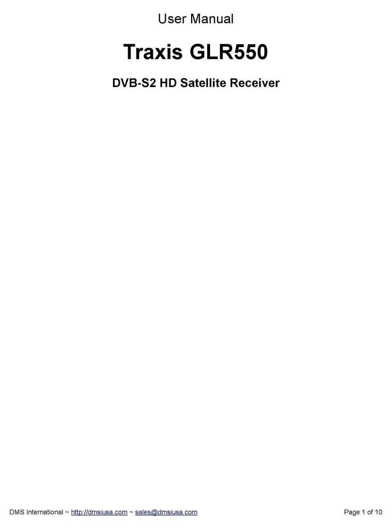 DMS Traxis GLR550 user manual
