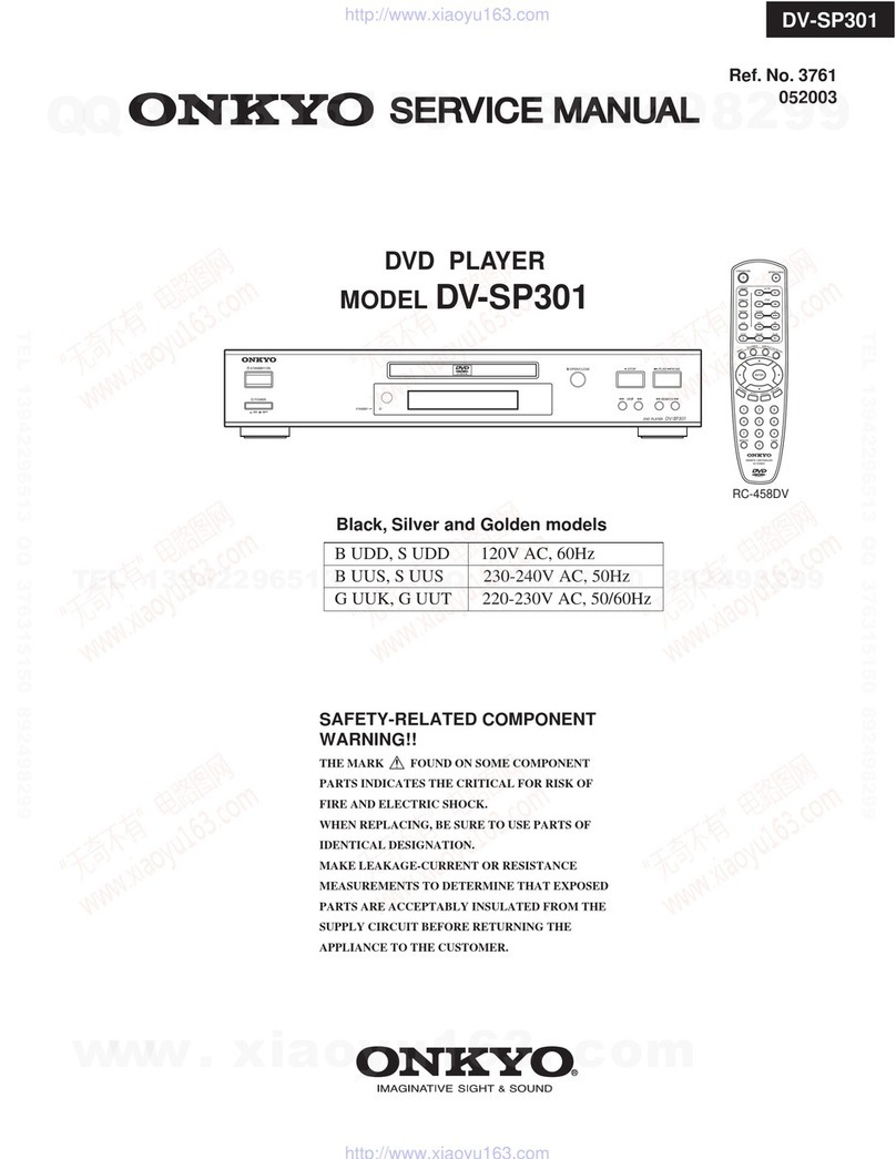 Onkyo DV-SP301 User manual