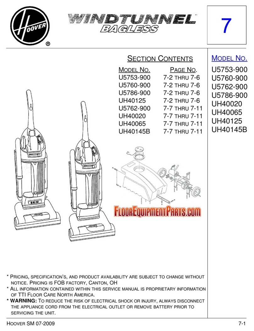 Hoover U5753900 manual