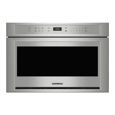 Gaggenau MW 420 620 User manual