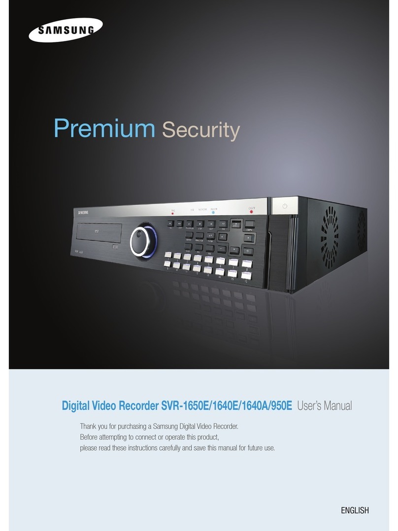 Samsung SVR-1650E user manual