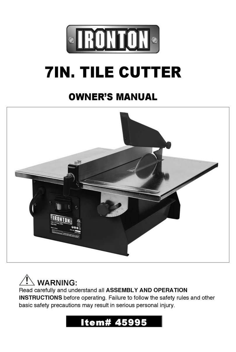 Ironton 45995 owner's manual