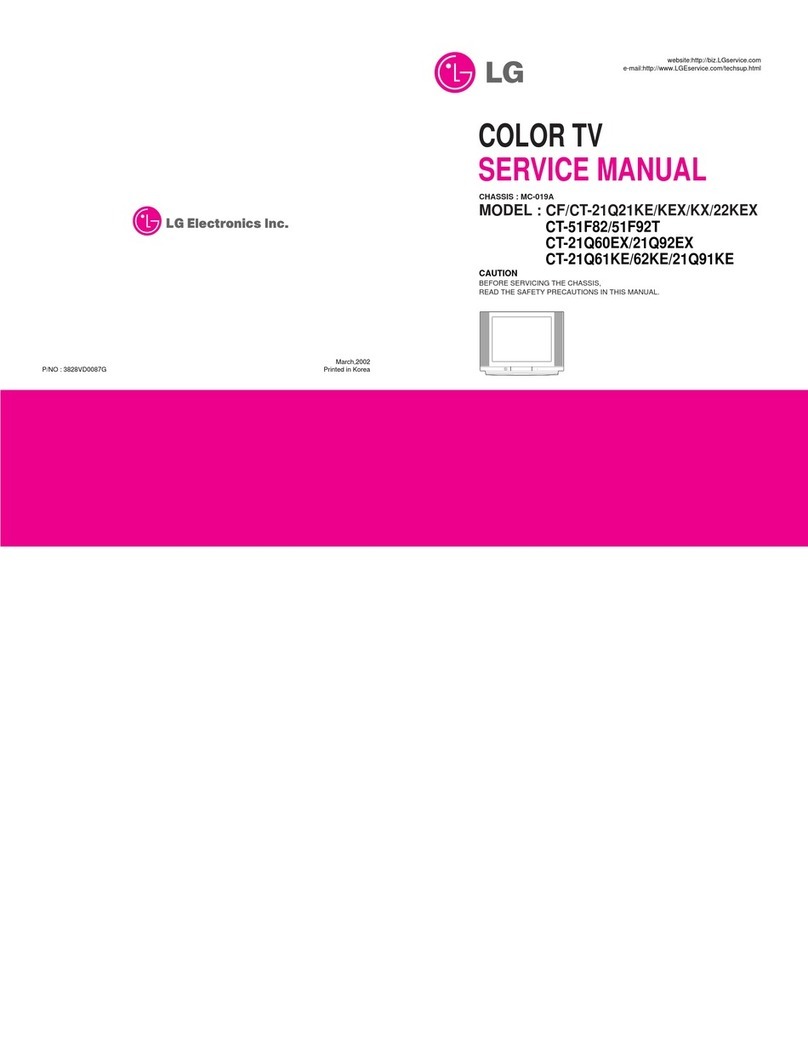 LG CT-21Q61KE User manual