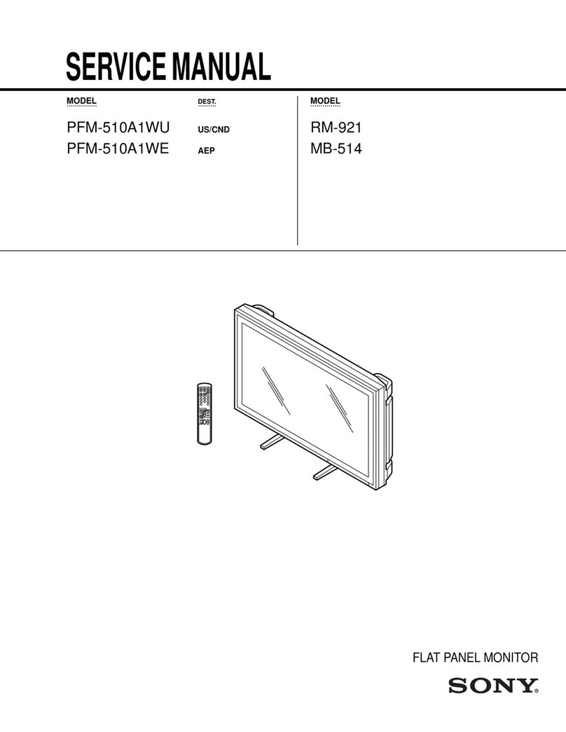 Sony PFM-510A1WU User manual