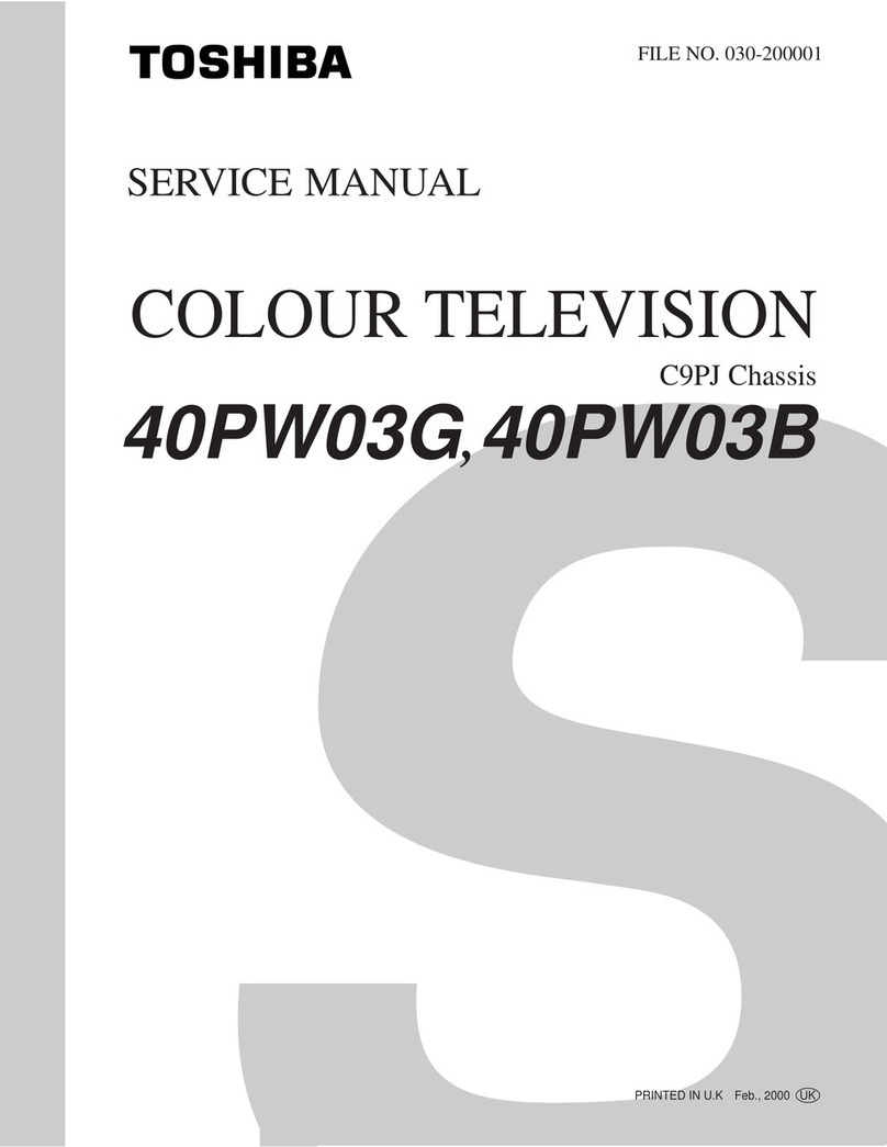 Toshiba 40PW03G User manual Toshiba 40PW03G User manual