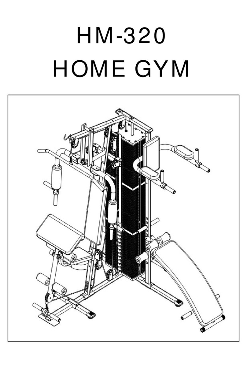 Foaus HM-320 Home Gym Assembly manual