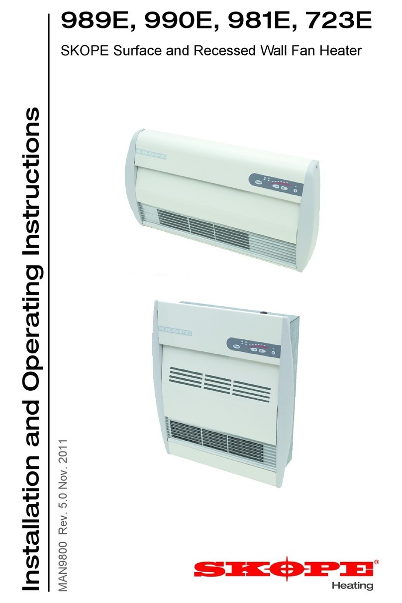 Skope 989E Installation and operating instructions