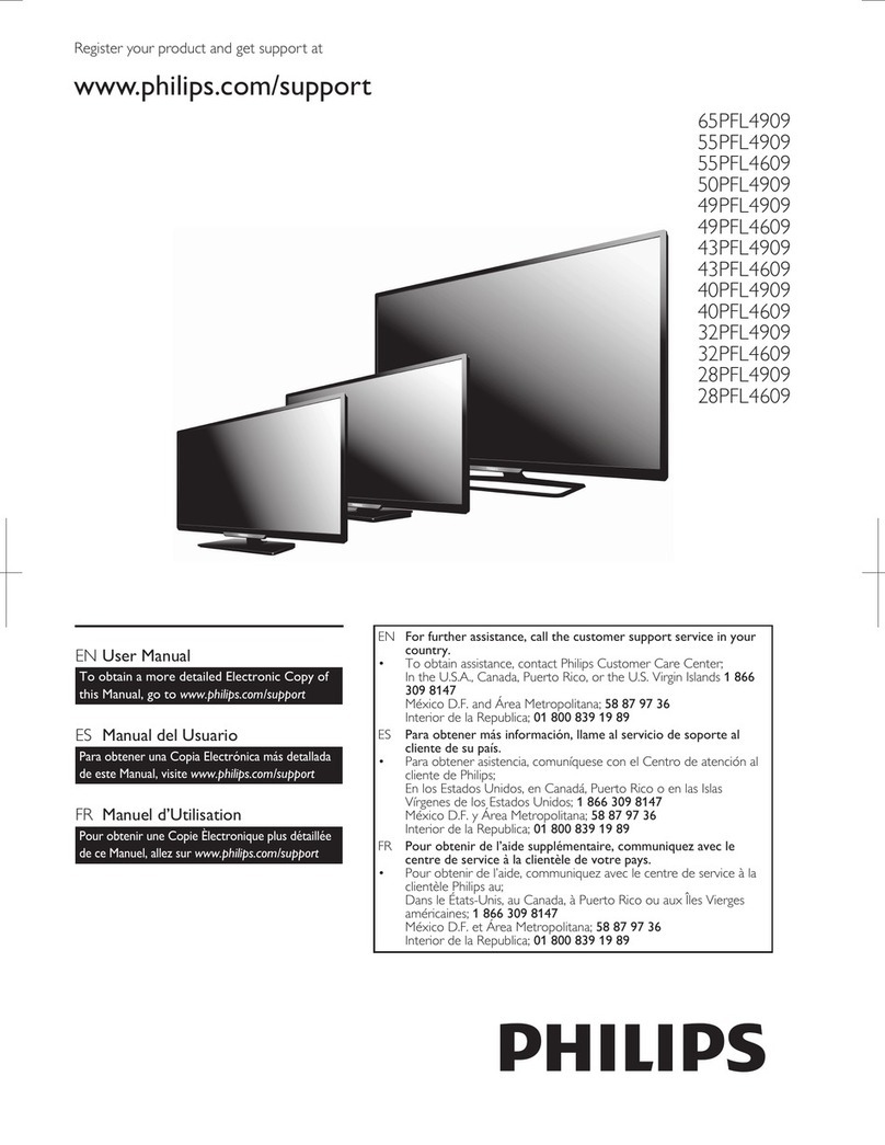 Philips 65PFL4909 User manual