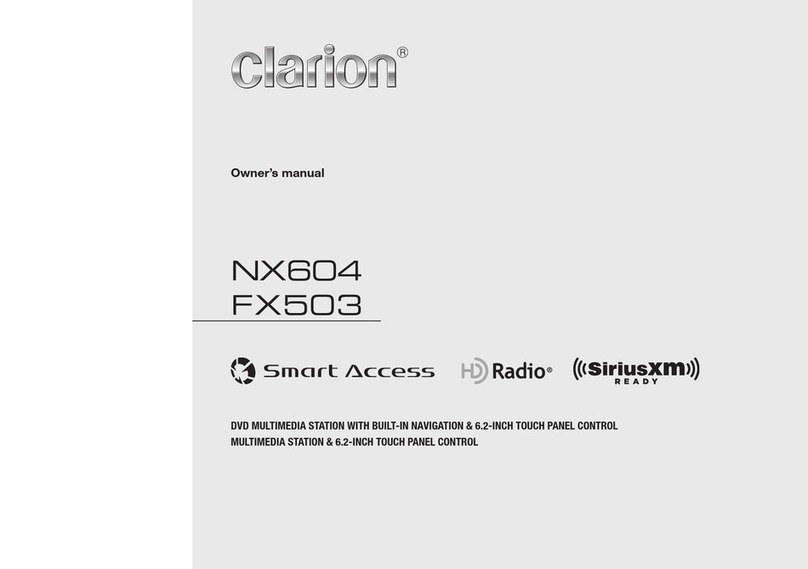 Clarion NX604 owner's manual Clarion NX604 owner's manual