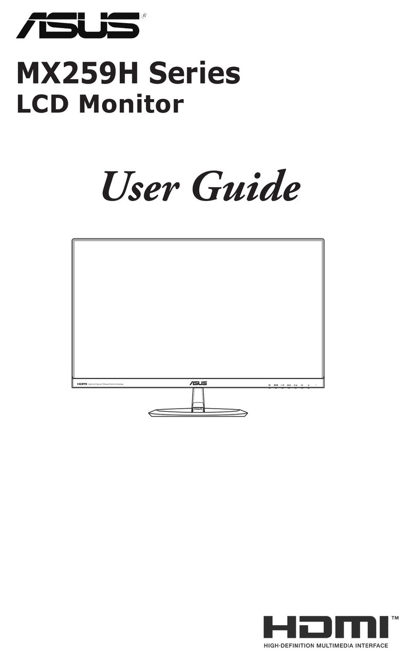 Asus MX259H Series User manual Asus MX259H Series User manual