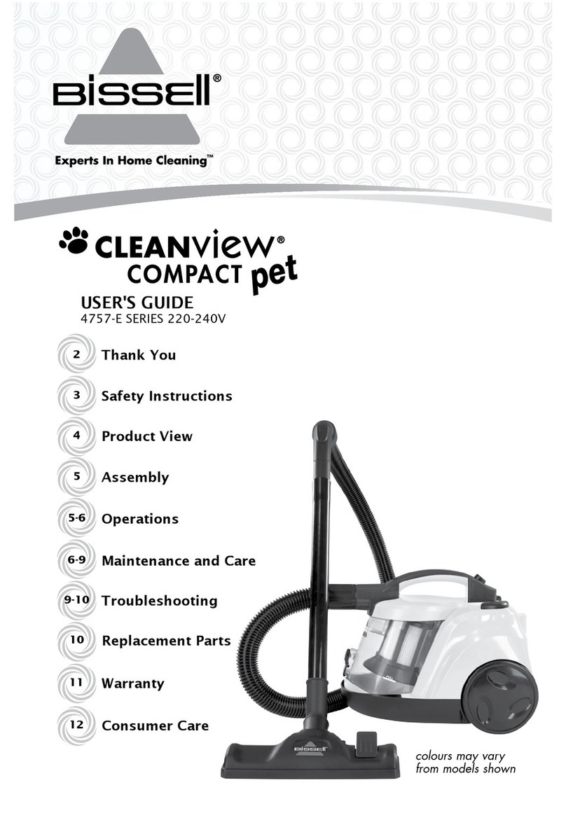 Bissell CleanView Compact Pet 4757-E SERIES user guide