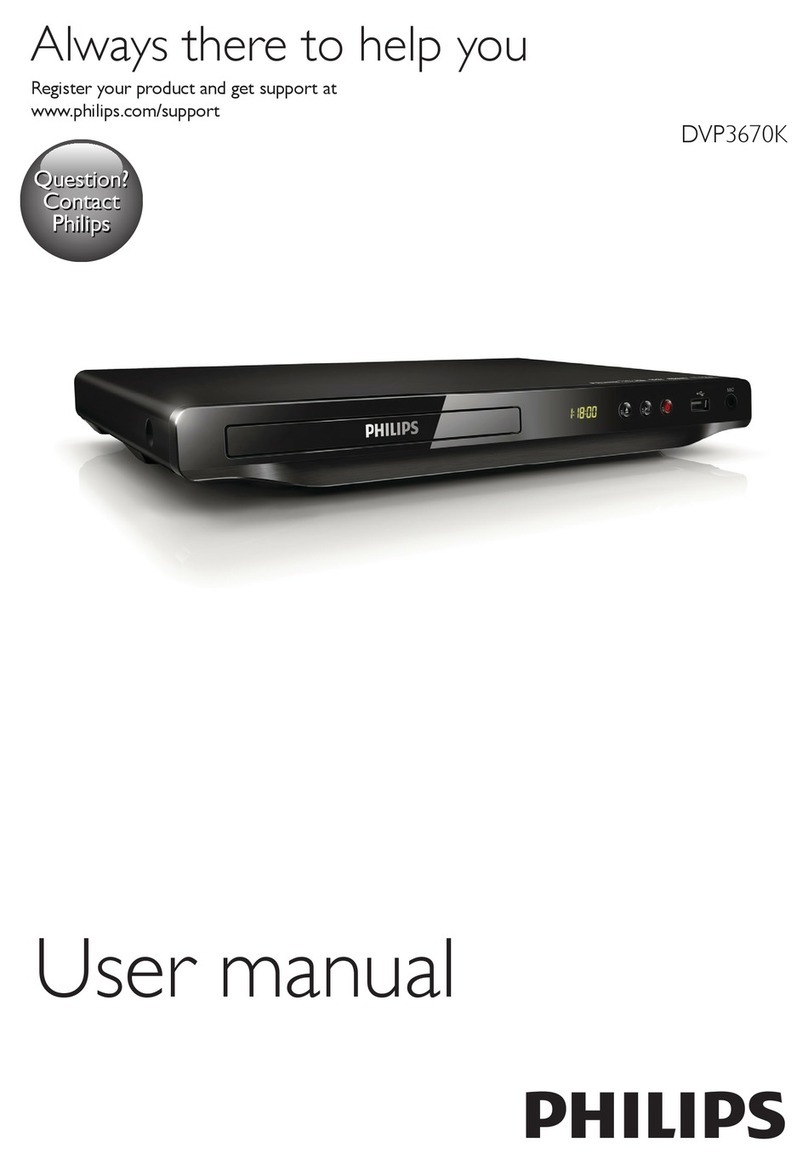 Philips DVP3670K User manual