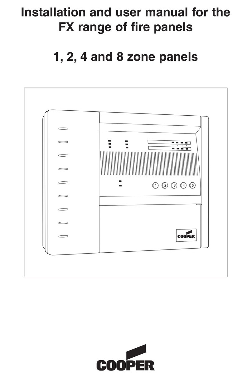 Cooper FX range Installation and user manual