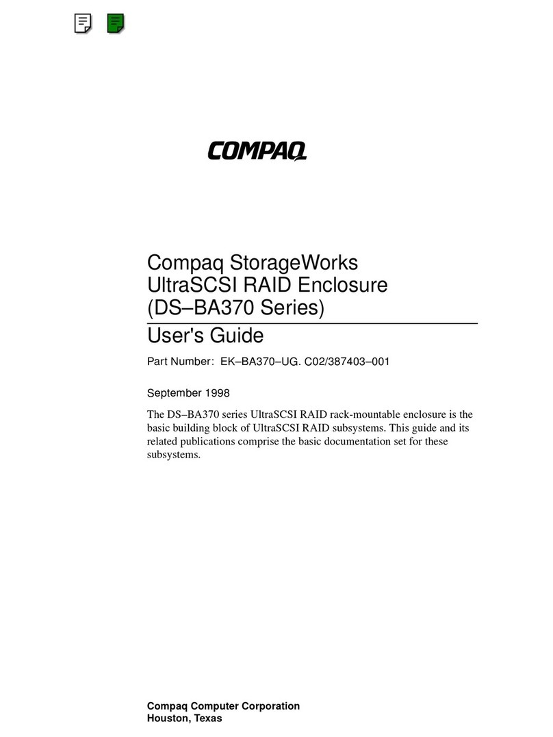 Compaq StorageWorks DS-BA370 Series user guide