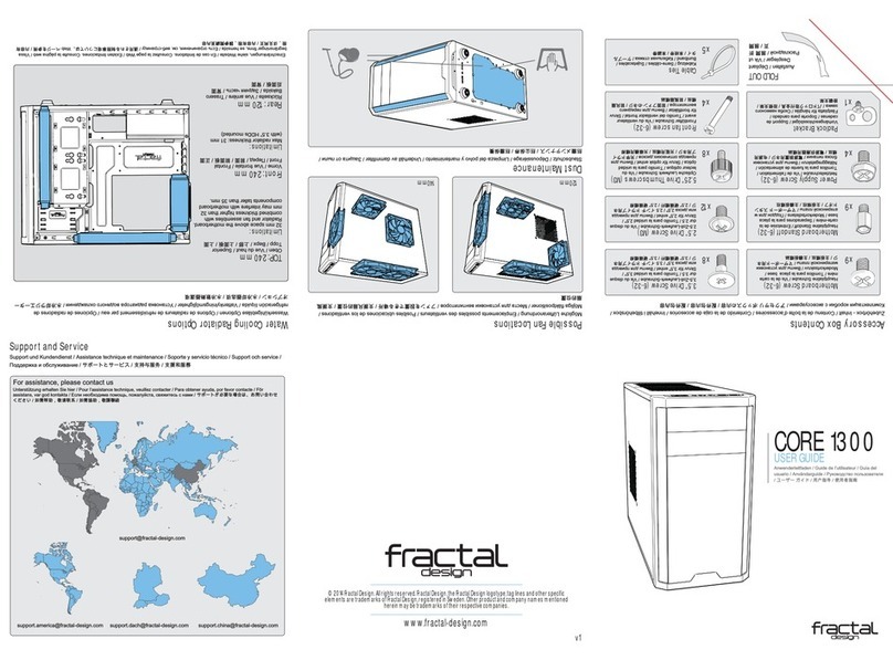 Fractal design CORE 1300 user guide