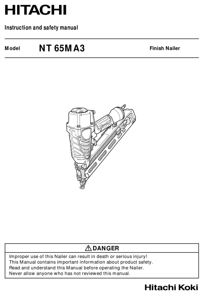 Hitachi NT 65MA3 Instruction and safety manual