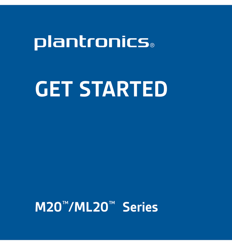 Plantronics ML20 Get started