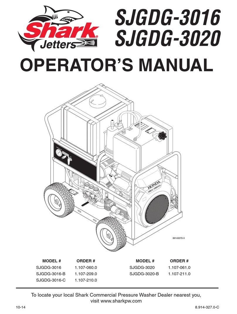 Shark SJGDG-3016 Operator's manual Shark SJGDG-3016 Operator's manual