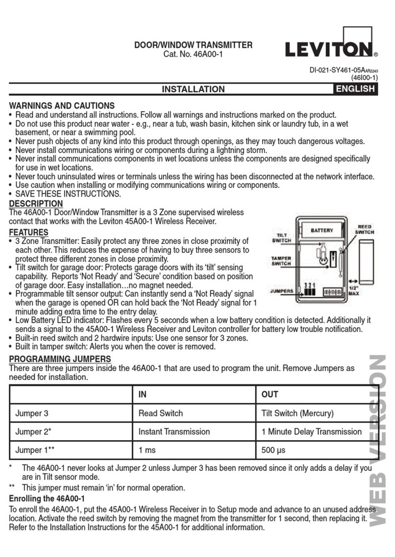 Leviton 46A00-1 User manual