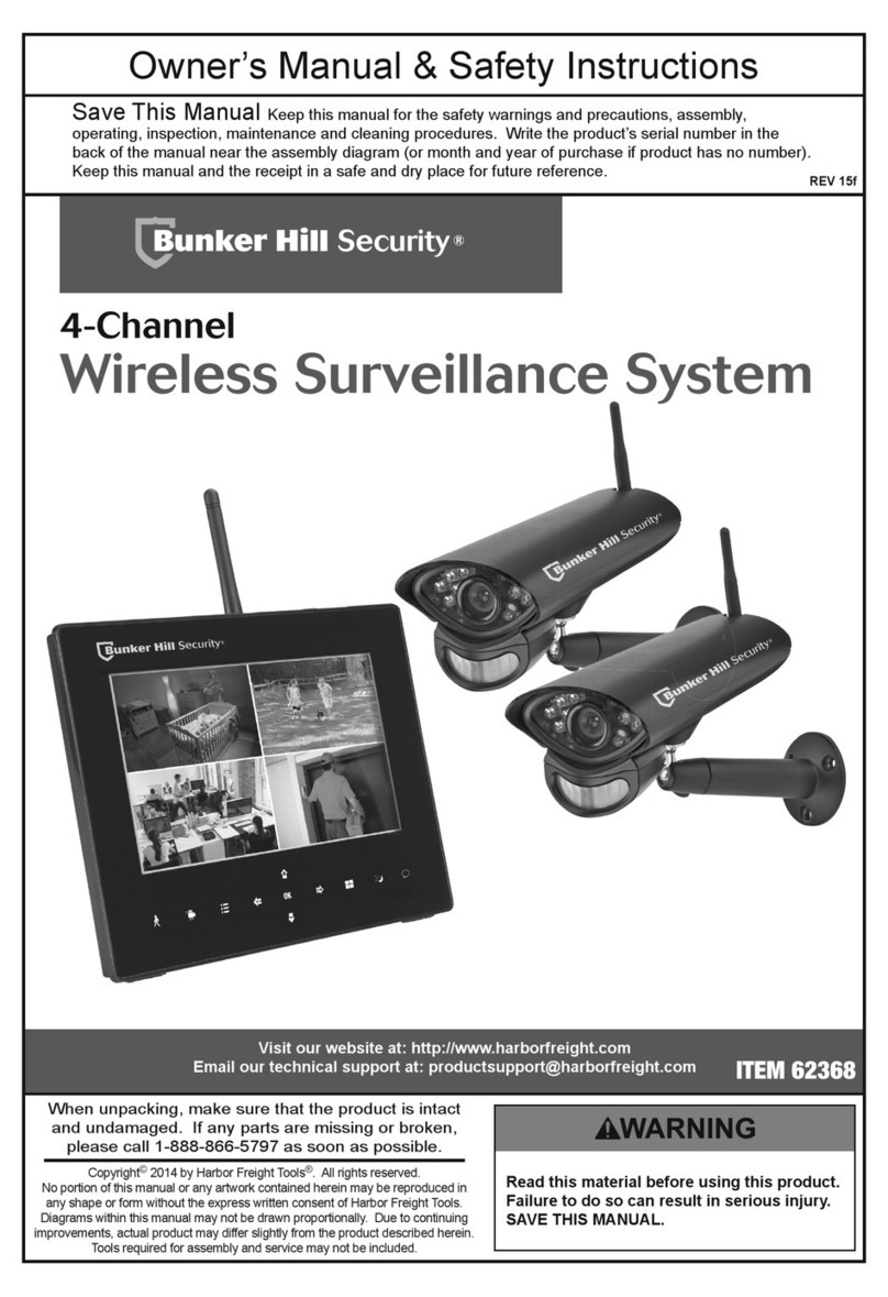 Bunker Hill Security 62368 Owner's manual & safety instructions