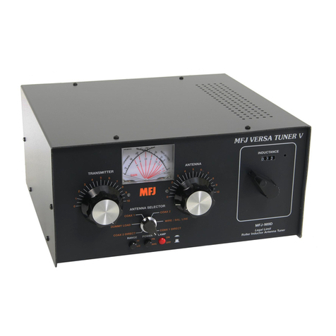 MFJ VersaTuner V -989D User manual