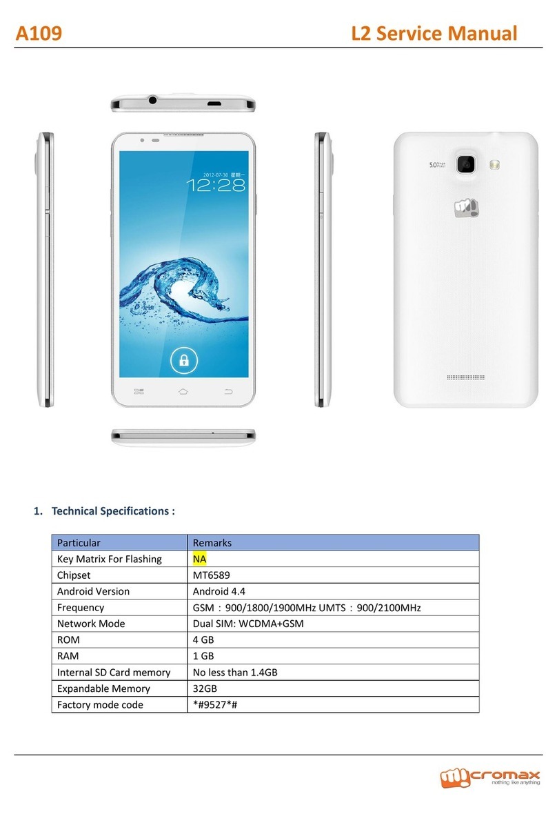 Micromax A109 User manual