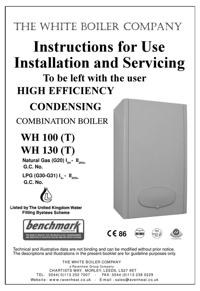 The Whie Boiler Company WH 100 T Operating manual